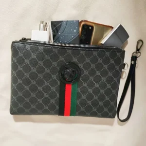 Minimalist, Business Retro Men'S Handbag, Suitable for Mobile Phones, Keys, Credit Cards, Cash Storage Bags, Essential Bags for Daily Travel