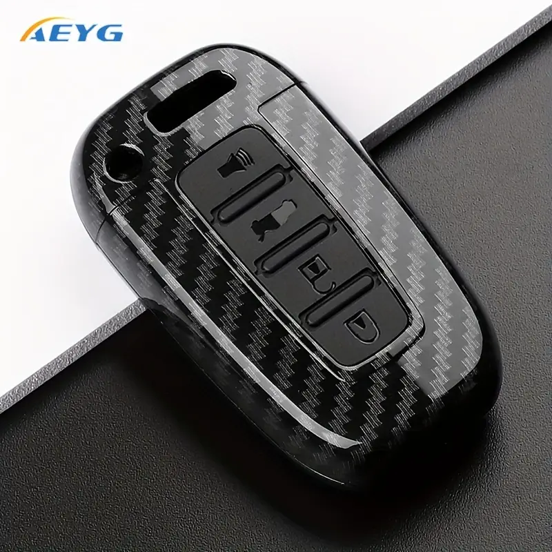 Carbon Fiber Style ABS Car Key Case Cover for Hyundai IX35 for Elantra for Sonata 8 9 for Kia for Sportage K5 K2