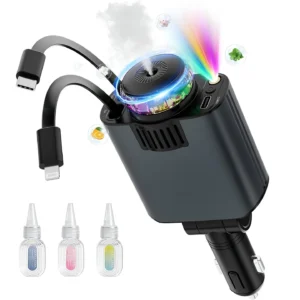 Starlight 5-in-1 Car Charger with Air Freshener