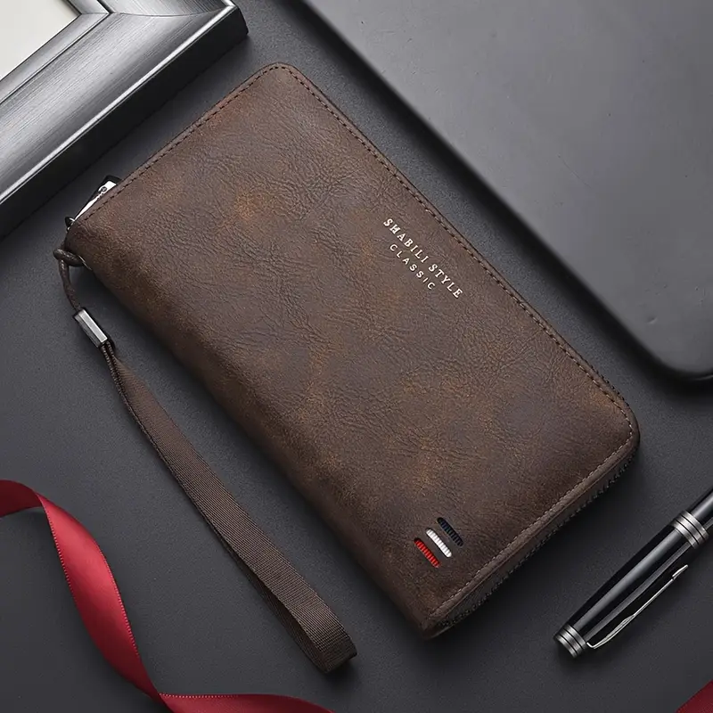 Neutral Purse Wallet Long & Single Zipper Wallet