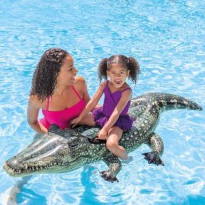 Realistic Gator -12 Tricky toys Intex Realistic Gator Ride-one, Age 3+ Multi-color 6x67x34 inches
