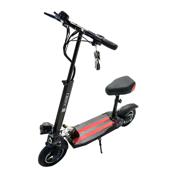 CRONY V10 Pro Red max speed 35km/h Fast Speed E-scooter 38v 1000w strong powerful electric scooter foldable 10 inch electric scooter (Refurbished)