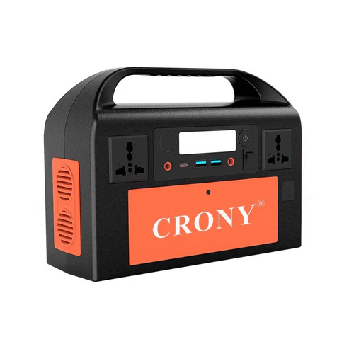CRONY OKD300 Portable Power 300W Backup Lithium Battery Pure Sine Wave AC Socket Solar Generator Power Supply