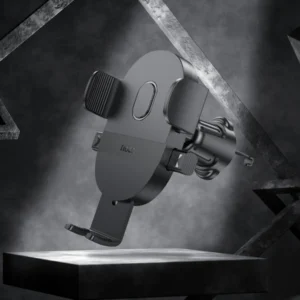 Hoco H18 Mighty One-button Car Phone Holder AirVent Black Color