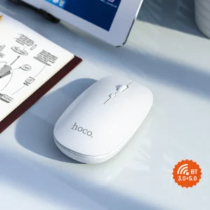 Hoco GM15 Art Dual-mode Business Wireless Mouse (Black, White Color)