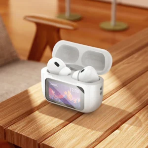 EW72 Soar True Wireless ANC Noise Reduction Touch Screen Bluetooth Headset (White Color)