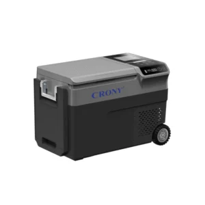 CRONY B35IM Ice Maker refrigerator with wheels Lever 38L Portable Ice Maker &amp Freezer Home &amp Car Use -20°C 7 Bullet Ice LED Control Wheels