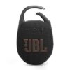 JBL Clip 5 Portable Bluetooth Speaker in black with built-in carabiner