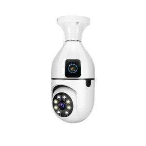 Crony Y27 V380 1080P WiFi Bulb Camera Dual Lens Night Vision
