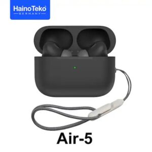 Haino Teko Air-5 True Wireless Earbuds with Charging Case and Hook