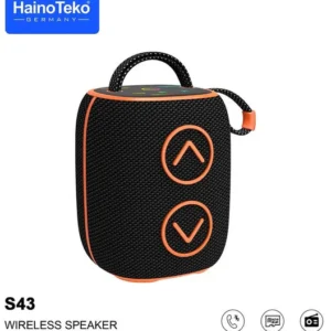 Haino Teko Germany S43 Portable Bluetooth Speaker Black RGB Lights