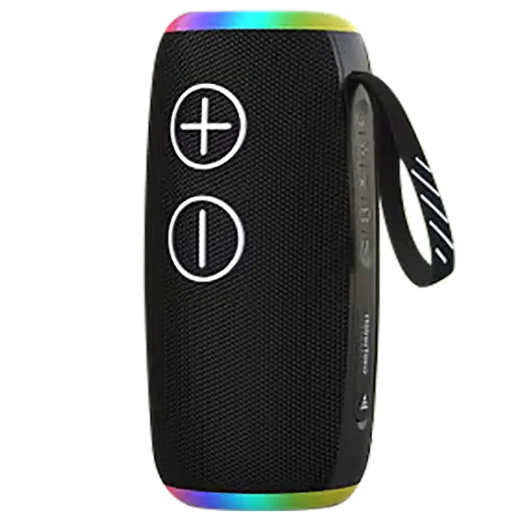 Haino Teko S69 Portable Bluetooth Speaker Black with RGB Lights