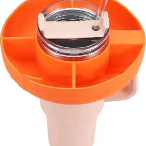 silicone snack tray 40oz cup reusable