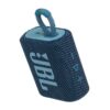 JBL Go 3 Portable Bluetooth Speaker in blue with built-in loop