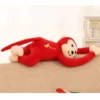 monkey plush pillow, soft huggable cushion, cute plush toy pillow