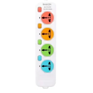 Multi plug extension universal compatibility surge protection travel friendly