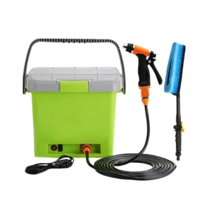 CRONY High Pressure Portable car washer With Electric clean Spray Gun, High Pressure water Pump, Brush, Storage Box