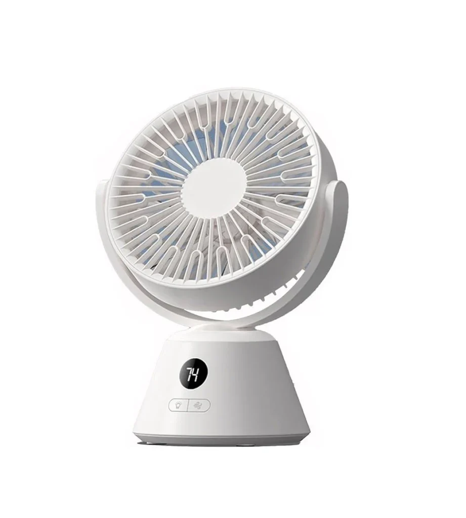 Portable Hanging Hook Fan Adjustable Speed Lightweight Quiet