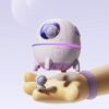 premium portable air humidifier purple