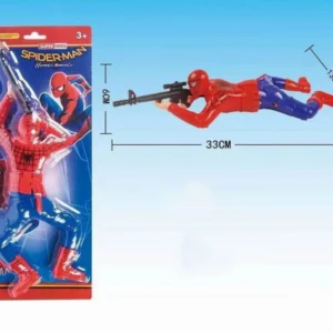spider man toy action figure red blue suit durable plastic poseable
