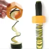 spiral knife vegetable cutter stainless steel cucumber slicer tool kitchen gadget