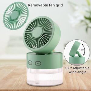 spray cool fan mist mode portable fan outdoor cooling, mist spray fan desk model