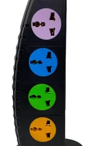 tower extension socket, multi plug extension, surge protection socket UAE, compact power strip, mushtarak kahraba
