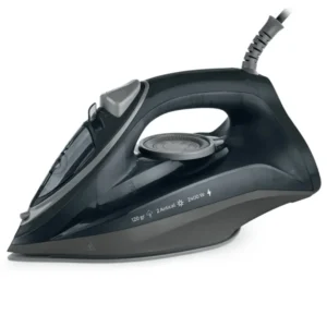 professional steam iron powerful continuous steam wrinkle removal adjustable heat
