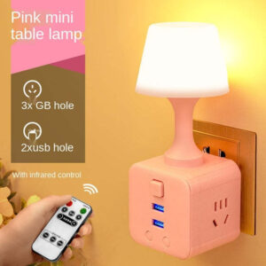 “remote control luminous night lamp ambient light”