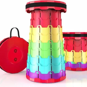 retractable folding stool compact