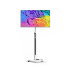 CRONY TX32-1 mobile display 32 Inch Wheeled Portable Monitor with Touch 1080p Built-in Battery Speakers Bluetooth Enabled USB-C HDMI Connection
