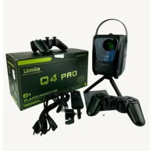 Umiio Q4 Pro Portable LED Gaming Projector with Controllers
