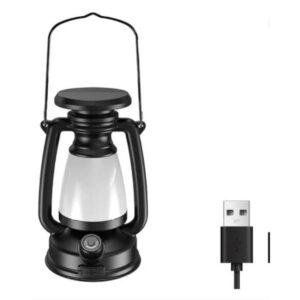 “retro flood lamp solar rechargeable”