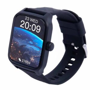 WISME WS-X3 Smartwatch with Bluetooth Calling and 3 Straps Black
