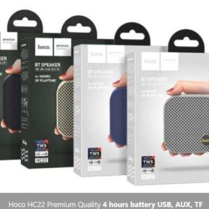 Hoco HC22 Portable Bluetooth TWS Speaker – Wireless Mini Speaker with Powerful Sound & Long Playtime