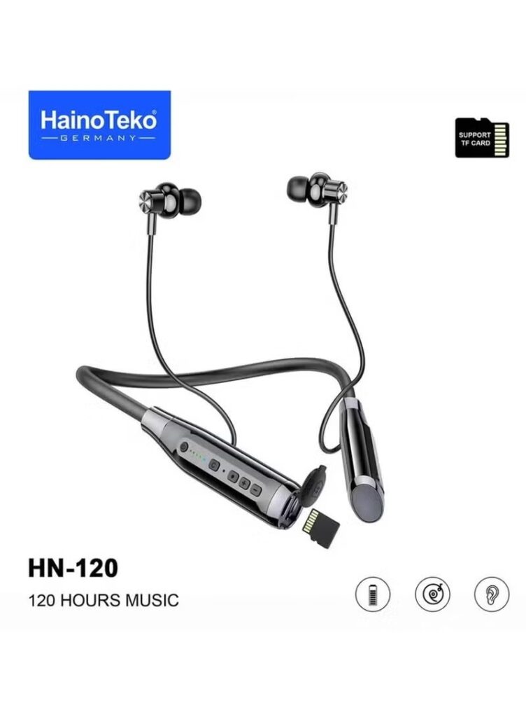 Haino Teko HN120 Bluetooth 5.3 Neckband Earphones