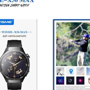 WISME X56 Max Smartwatch – Multi-Function Smart Watch for Everyday Use