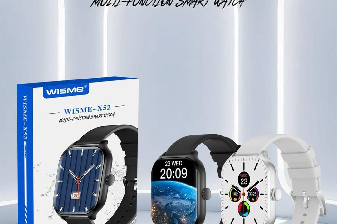 WISME X52 Smartwatch Multi-Function Fitness Tracker with Bluetooth Calling Sports Modes 3 Straps