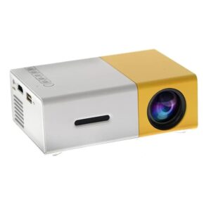 YG300 Mini Portable Full HD LED Projector Black