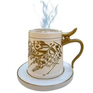 Bakhoor Big teacup Bukhoor Dukhoon Portable Incense Burner-white