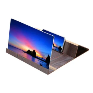 Crony 12 Inch Screen Magnifier Smartphone Magnifying Glass, Cell Phone 3D HD Movie Video Projector Amplifier with Foldable Holder Stand