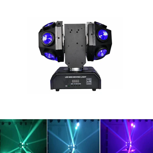 Crony 12pcs X 10W LED Super Beam Moving Head light Double Ball Football Light RGBW Color For KTV bar art bar Di bar stage-2