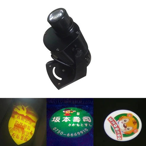 CRONY 150W AD waterproof with motor logo lamp LED HD Projection Advertising DIY LOGO Custom Lmage Projector Lamp LED display