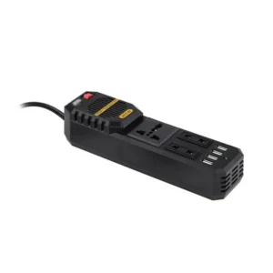 CRONY 200W Inverter with 4 USB DC 12V to AC 220V Car Power Inverter with 4 USB Port Cigarette Lighter