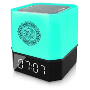 CRONY 229 TOUCH LAMP QUR'AN SPEAKER Quran Speaker Cube Touch Lamp Azan Clock JO 303
