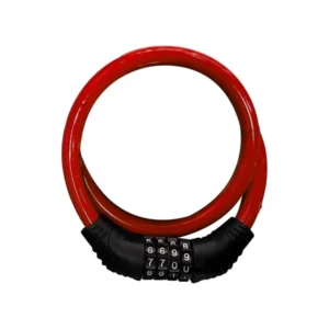 CRONY 4 digit combination lock code clock forBicycles electric bikes Bike Lock Cable