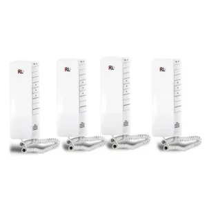 Crony 4-Way Intercom Audio Doorphone Loudly Clear Voice Doorbell Kit Easy to Install -RL-0004