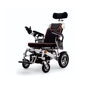 CRONY 6019 Electric wheelchair High back with flatlay Electric Wheelchair for Adults All Terrain Lightweight Foldable Wheelchairs