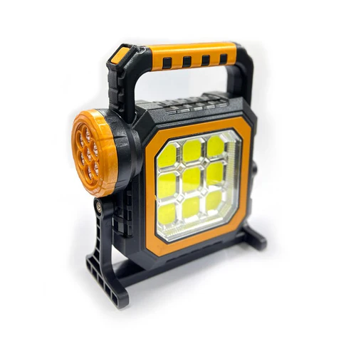CRONY 7LED-83COB Solar Working Lamp Solar Rechargeable Cob Led Flashlight