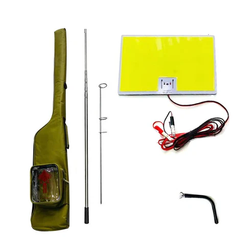 CRONY 90000W Fishing Light Light 360Light Outdoor Telescopic Camping Rod Floodlight COB Lamp